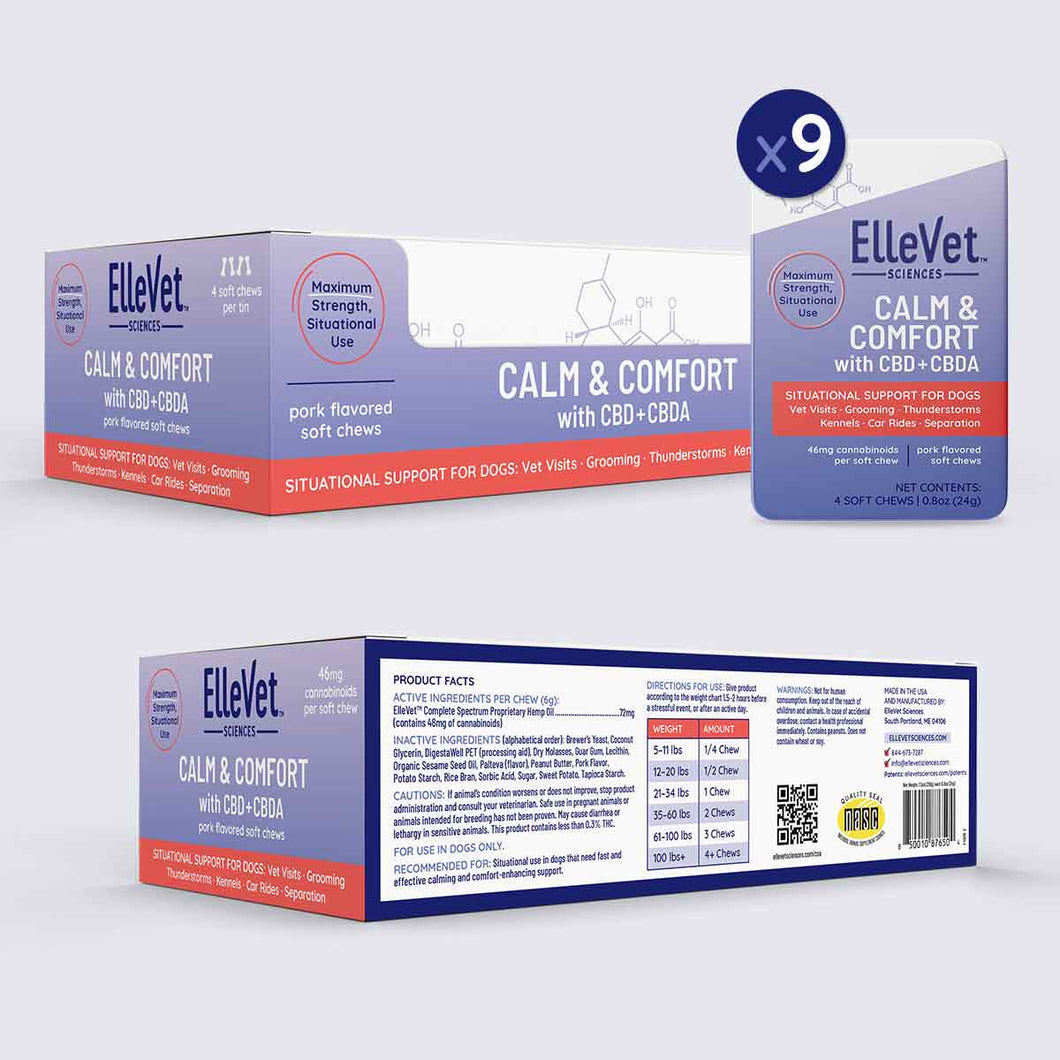 ElleCalm & Comfort CBD Chews